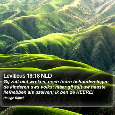 Leviticus 19:18 NLD Bible Verse Image