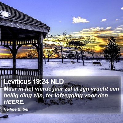 Leviticus 19:24 NLD Bible Verse Image