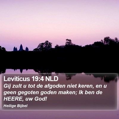 Leviticus 19:4 NLD Bible Verse Image
