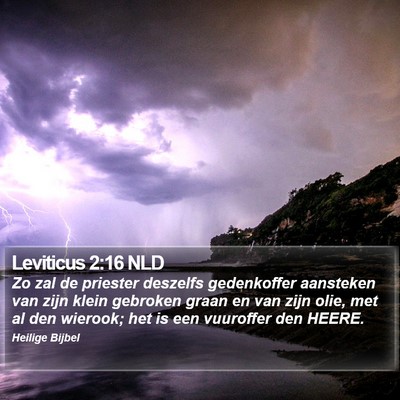 Leviticus 2:16 NLD Bible Verse Image