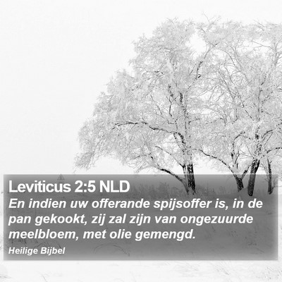 Leviticus 2:5 NLD Bible Verse Image
