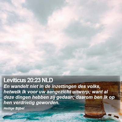 Leviticus 20:23 NLD Bible Verse Image