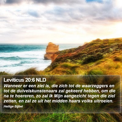 Leviticus 20:6 NLD Bible Verse Image