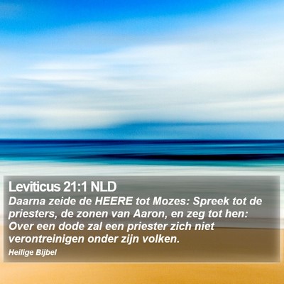Leviticus 21:1 NLD Bible Verse Image