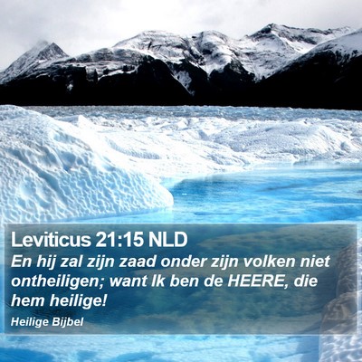Leviticus 21:15 NLD Bible Verse Image