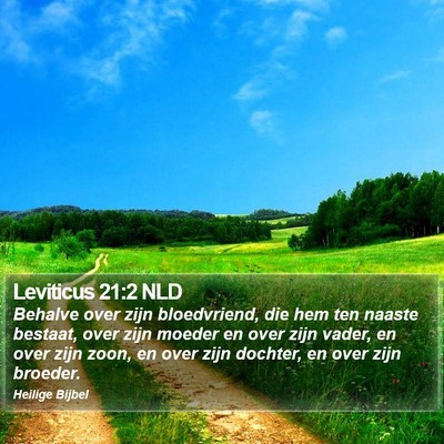Leviticus 21:2 NLD Bible Verse Image