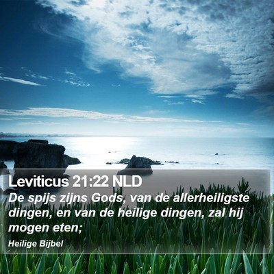 Leviticus 21:22 NLD Bible Verse Image
