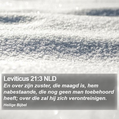 Leviticus 21:3 NLD Bible Verse Image