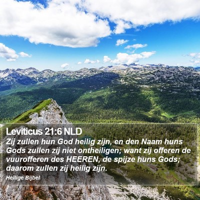 Leviticus 21:6 NLD Bible Verse Image