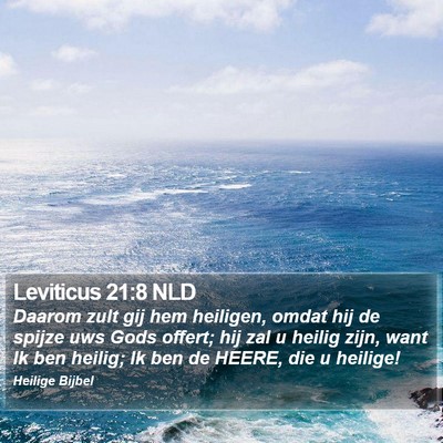Leviticus 21:8 NLD Bible Verse Image