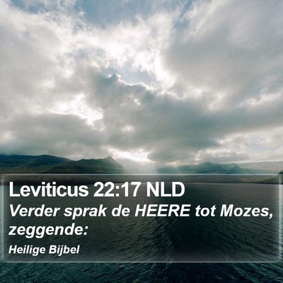 Leviticus 22:17 NLD Bible Verse Image