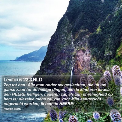 Leviticus 22:3 NLD Bible Verse Image