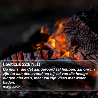 Leviticus 22:6 NLD Bible Verse Image