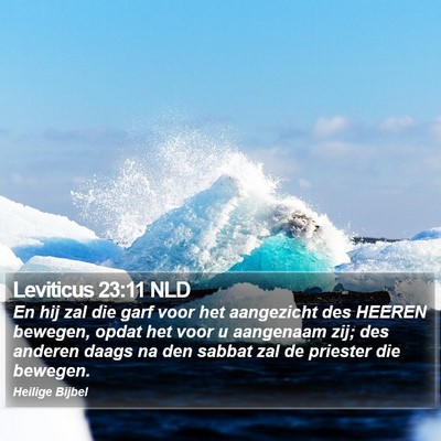 Leviticus 23:11 NLD Bible Verse Image