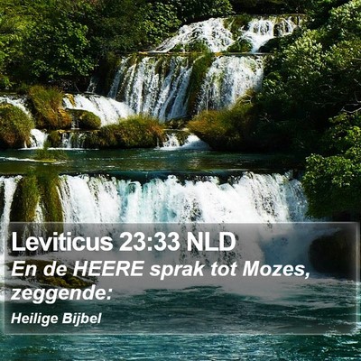 Leviticus 23:33 NLD Bible Verse Image