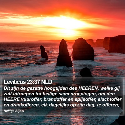 Leviticus 23:37 NLD Bible Verse Image