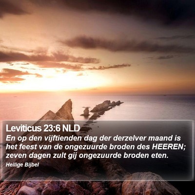 Leviticus 23:6 NLD Bible Verse Image