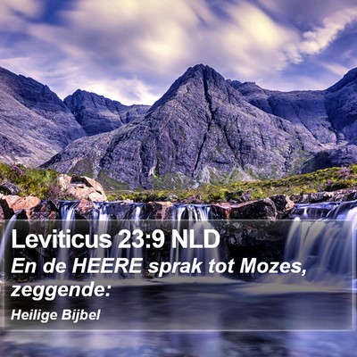 Leviticus 23:9 NLD Bible Verse Image