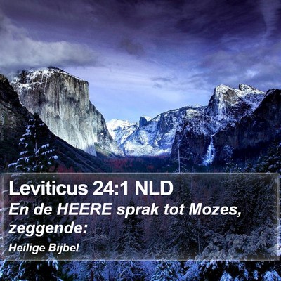 Leviticus 24:1 NLD Bible Verse Image