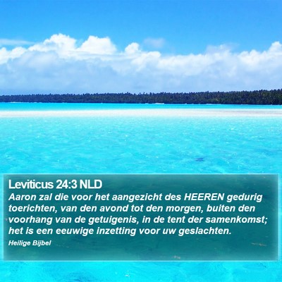 Leviticus 24:3 NLD Bible Verse Image