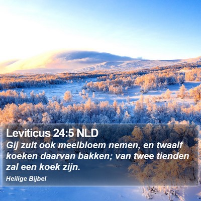 Leviticus 24:5 NLD Bible Verse Image