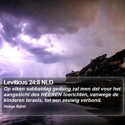 Leviticus 24:8 NLD Bible Verse Image