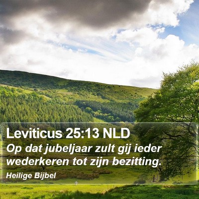Leviticus 25:13 NLD Bible Verse Image