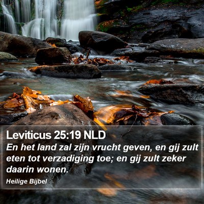 Leviticus 25:19 NLD Bible Verse Image