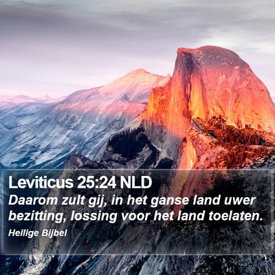 Leviticus 25:24 NLD Bible Verse Image