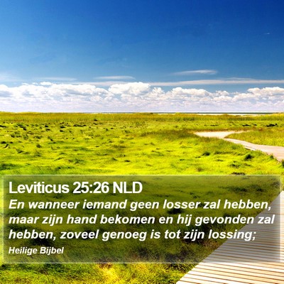 Leviticus 25:26 NLD Bible Verse Image