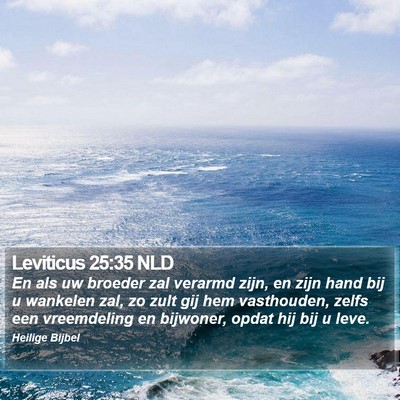Leviticus 25:35 NLD Bible Verse Image