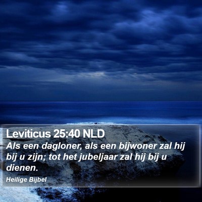 Leviticus 25:40 NLD Bible Verse Image