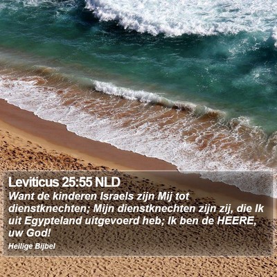 Leviticus 25:55 NLD Bible Verse Image