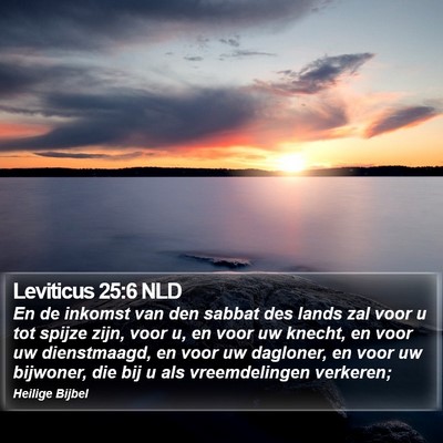 Leviticus 25:6 NLD Bible Verse Image