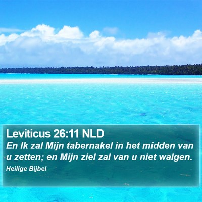 Leviticus 26:11 NLD Bible Verse Image