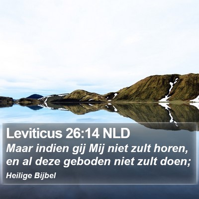 Leviticus 26:14 NLD Bible Verse Image