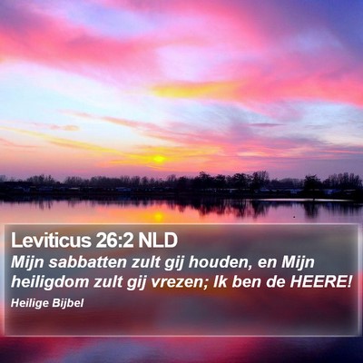 Leviticus 26:2 NLD Bible Verse Image
