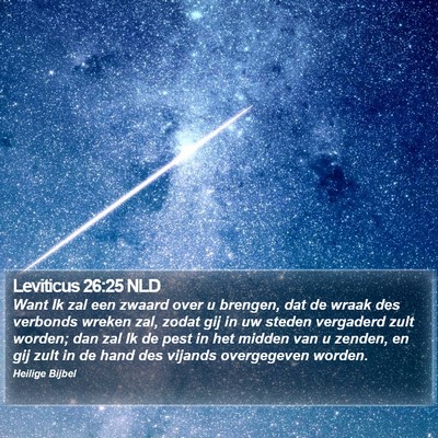 Leviticus 26:25 NLD Bible Verse Image
