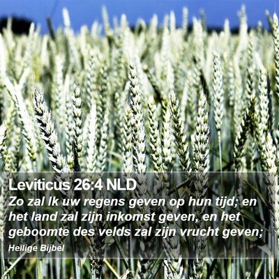 Leviticus 26:4 NLD Bible Verse Image