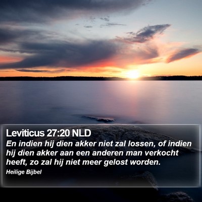 Leviticus 27:20 NLD Bible Verse Image