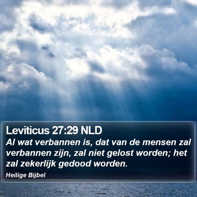 Leviticus 27:29 NLD Bible Verse Image