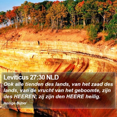 Leviticus 27:30 NLD Bible Verse Image