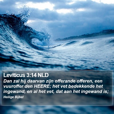 Leviticus 3:14 NLD Bible Verse Image