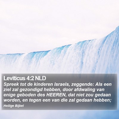 Leviticus 4:2 NLD Bible Verse Image