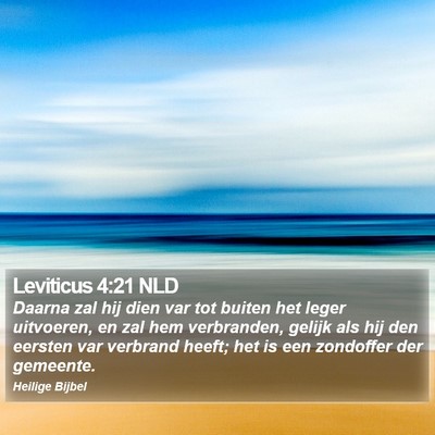 Leviticus 4:21 NLD Bible Verse Image