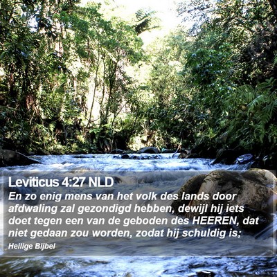 Leviticus 4:27 NLD Bible Verse Image