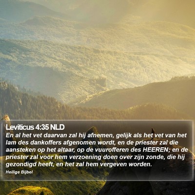 Leviticus 4:35 NLD Bible Verse Image