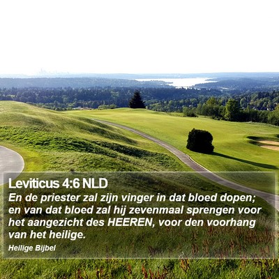 Leviticus 4:6 NLD Bible Verse Image