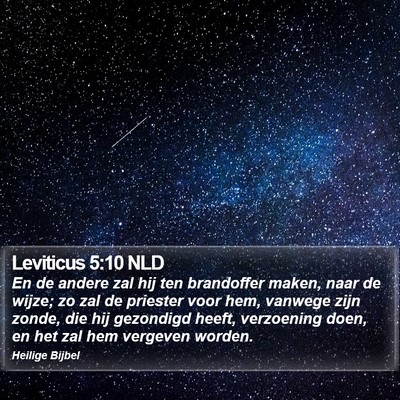 Leviticus 5:10 NLD Bible Verse Image