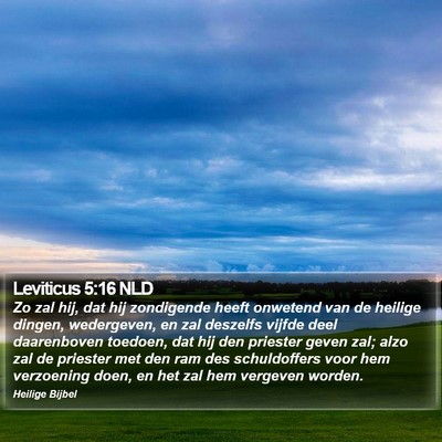 Leviticus 5:16 NLD Bible Verse Image